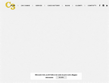 Tablet Screenshot of c3-srl.com